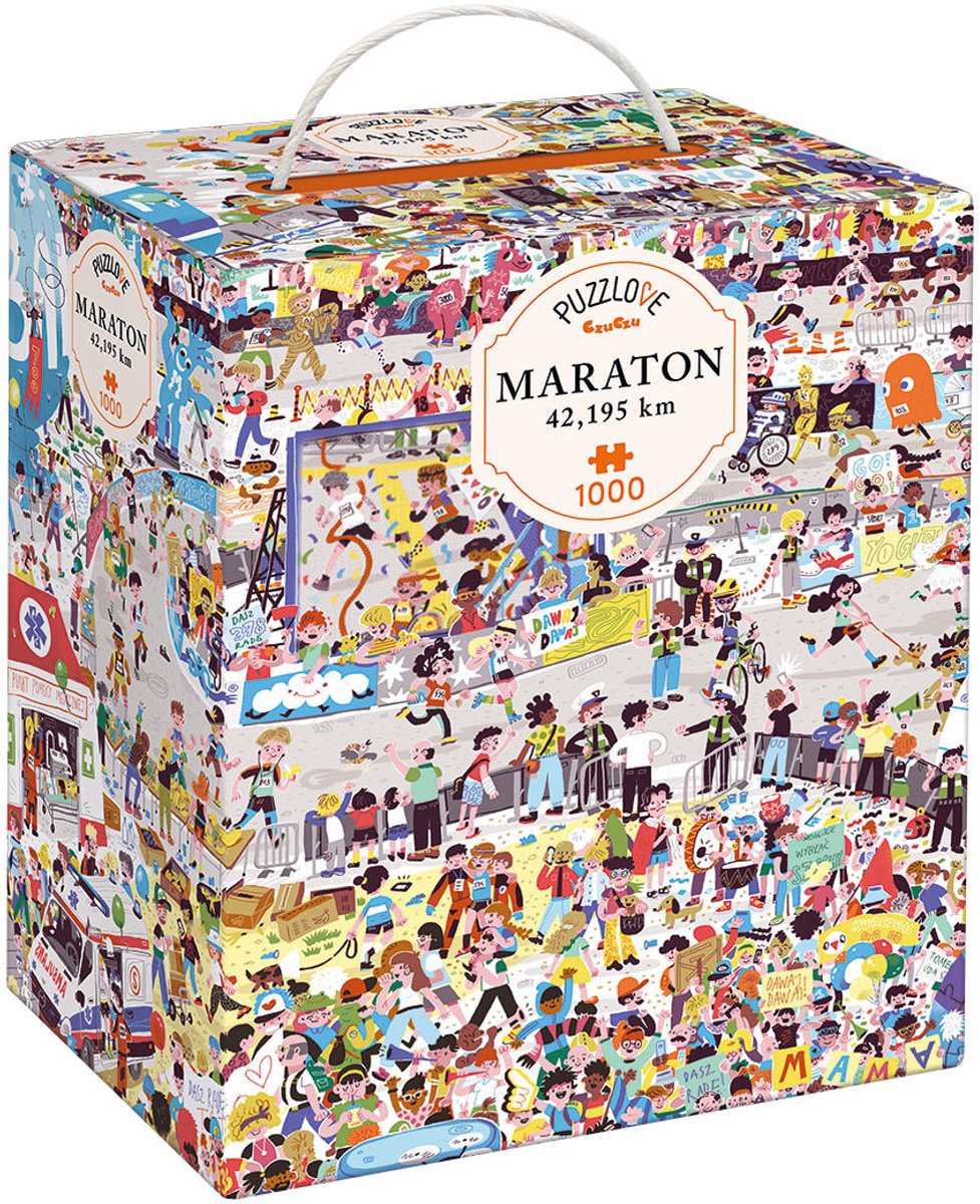 Puzzlove CzuCzu Maraton 42,195 km 1000 elementów - Puzzlove CzuCzu Marathon 42,195 km 1000 stukjes