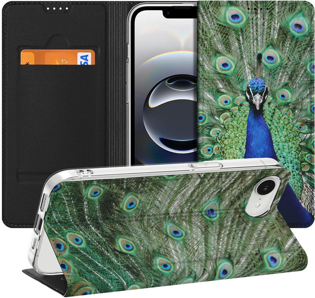 Apple iPhone 16e/17e Hoesje maken Pauw
