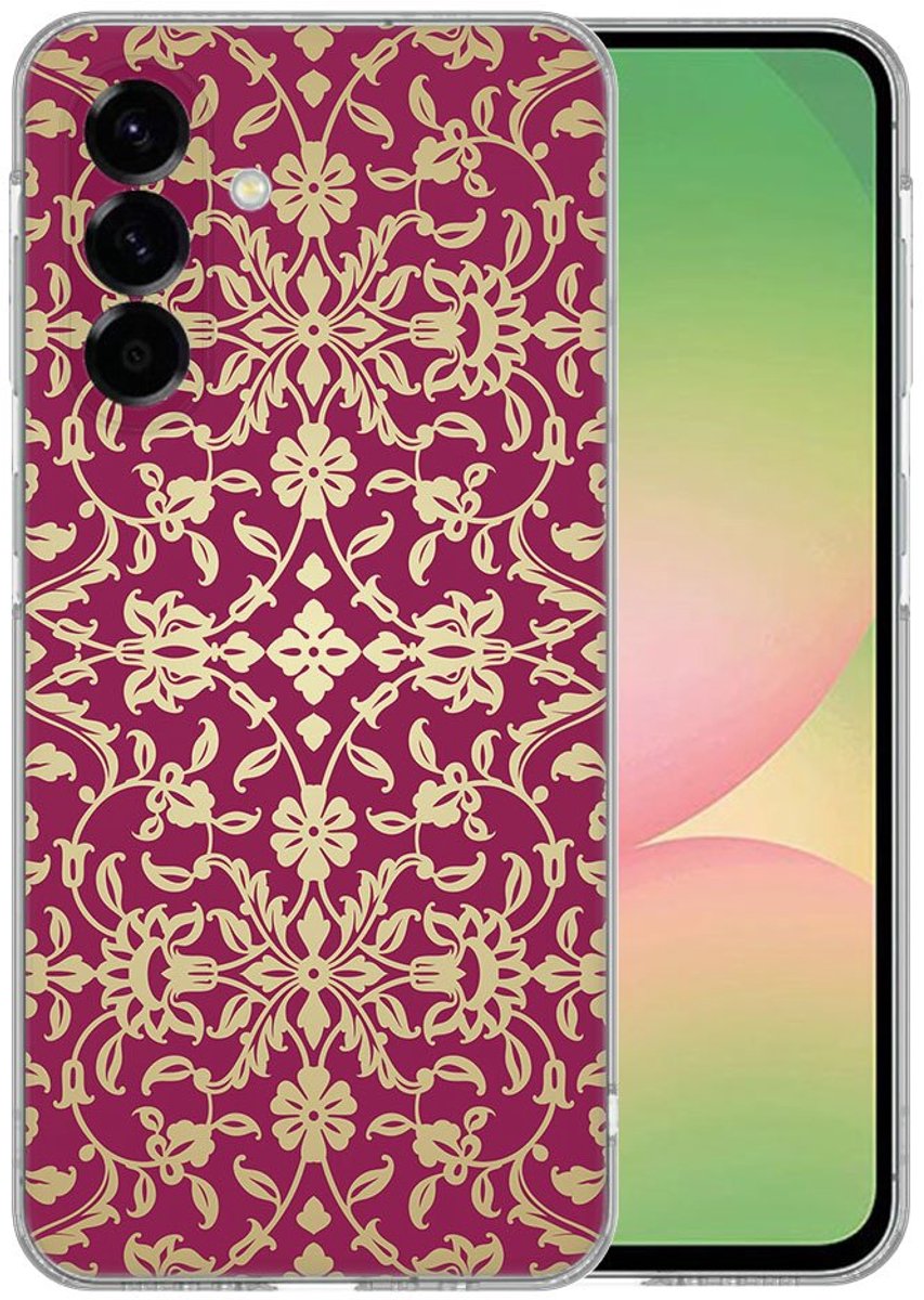 TPU Hoesje Samsung Galaxy A56 - Barok Pink Backcover