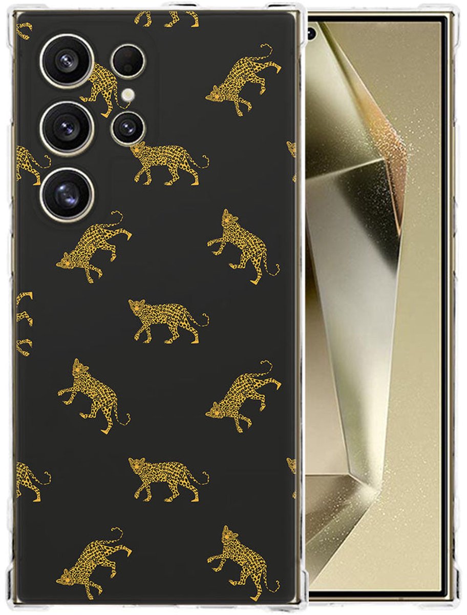 Samsung Galaxy S25 Ultra Hoesje - Leopards TPU Antishock