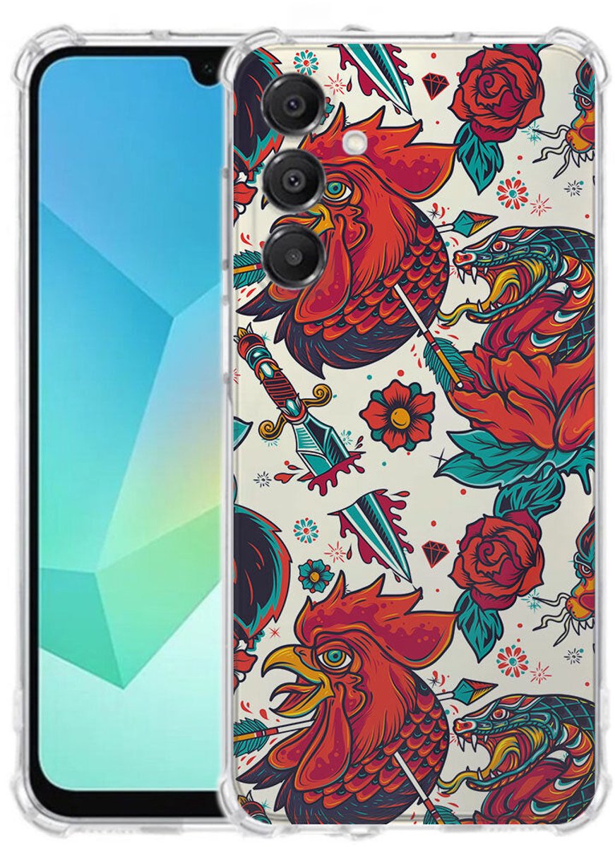 TPU Telefoonhoesje Samsung Galaxy A17 - Old Skool schokabsorberende backcover