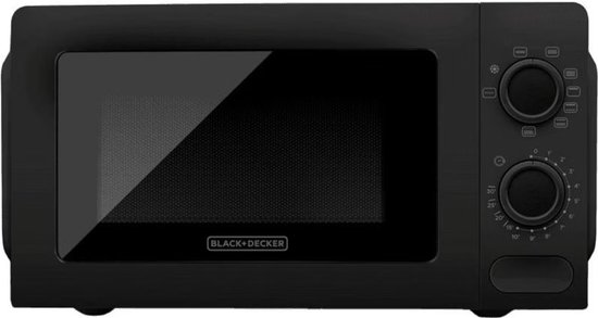 BLACK+DECKER BXMZ702E Vrijstaande Magnetron met Grillfunctie - 700W - Zwart