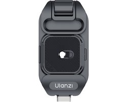 Ulanzi UKA07 Actioncam Mount voor Rugzakriem - Magnetische Quick-Release met Dubbele Vergrendeling - Voor GoPro, DJI & Insta360 - Aluminiumlegering