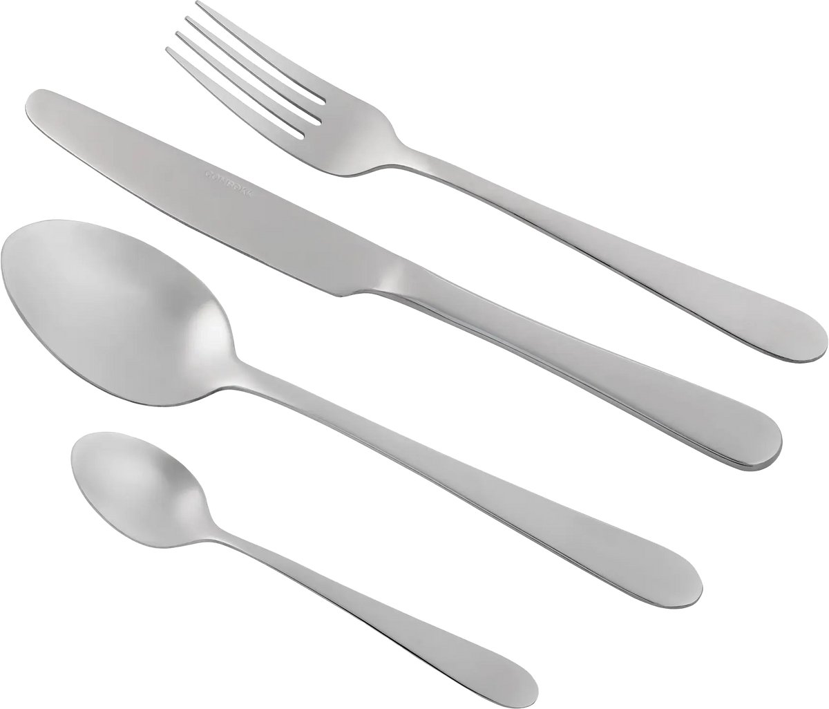COMBEKK Sous-Chef gerecyceld rvs bestek 24st Cutlery Recycled Stainless Steel 24pcs