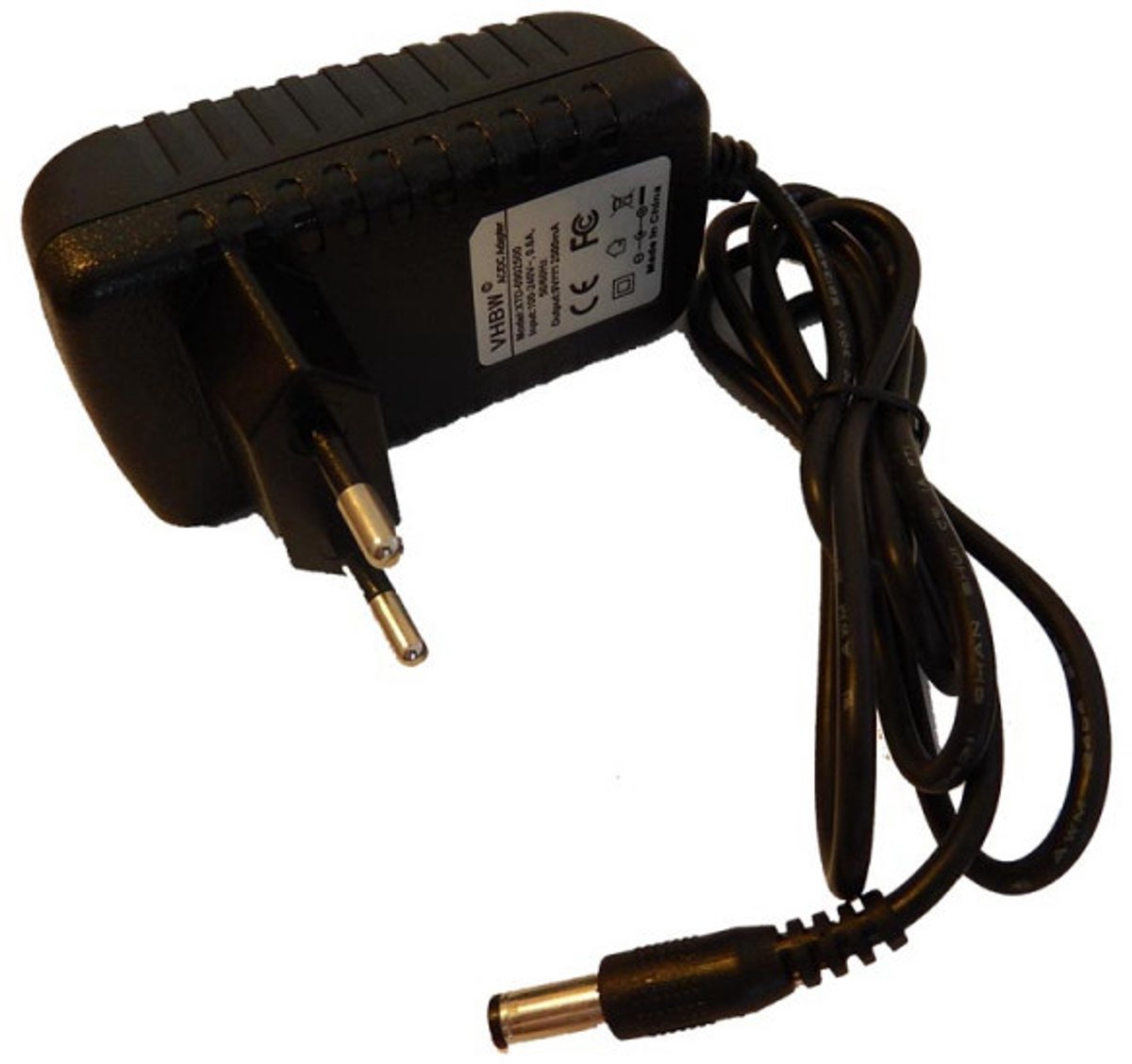 Voedingsadapter 9V / 2,5A / 22,5W - 5,5mm x 2,1mm voor o.a. harde schijven, routers etc.