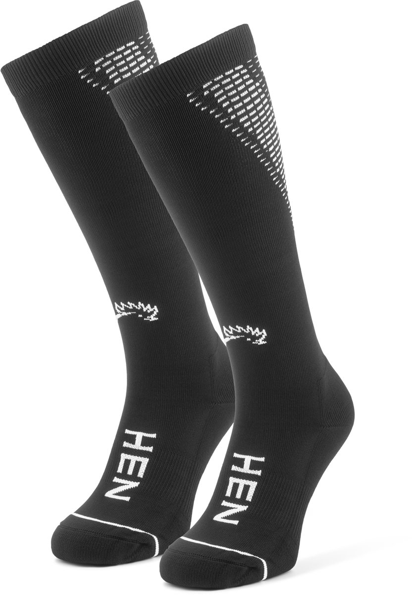 Compressiesokken 2 paar – Sportsokken – Hardloopsokken - compressiekousen - zwart