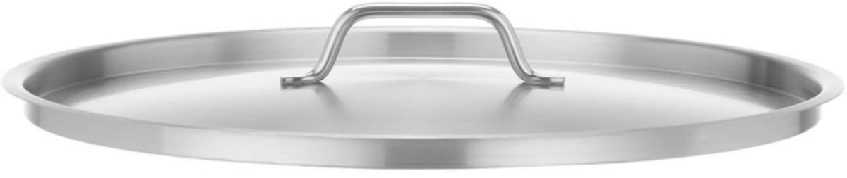 HENDI pannendeksel - rvs 18/8 - sluit kookpannen af - diameter 40 cm x hoogte 5,6 cm - zilver