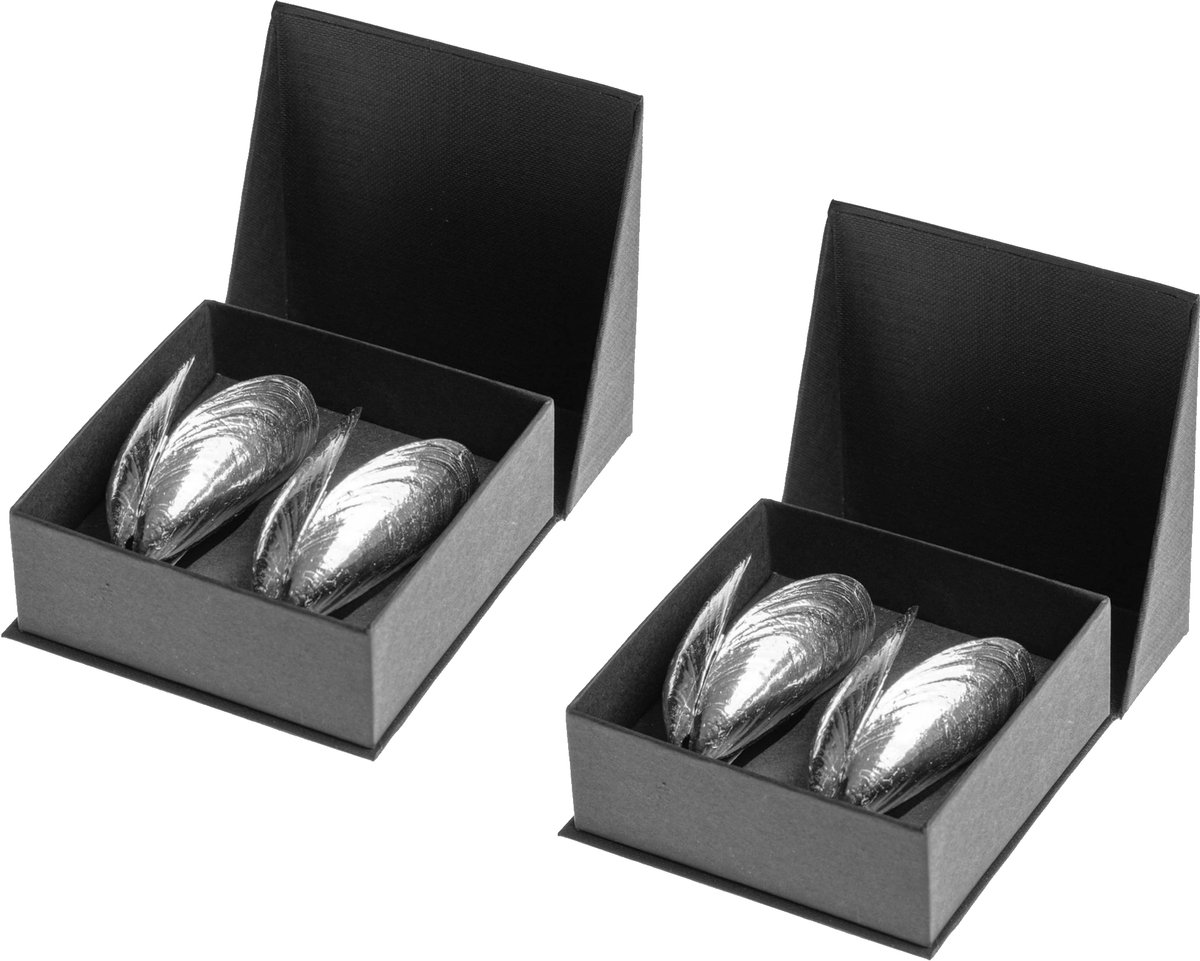 Anovi Zeeuws Mosselbestek – Authentiek en Elegant – 2 x 2 Stuks in Geschenkverpakking
