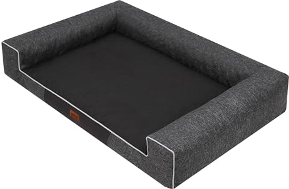Hondenbed XL voor Grote Honden - Ecologisch Linnen Matras 100 x 66 cm