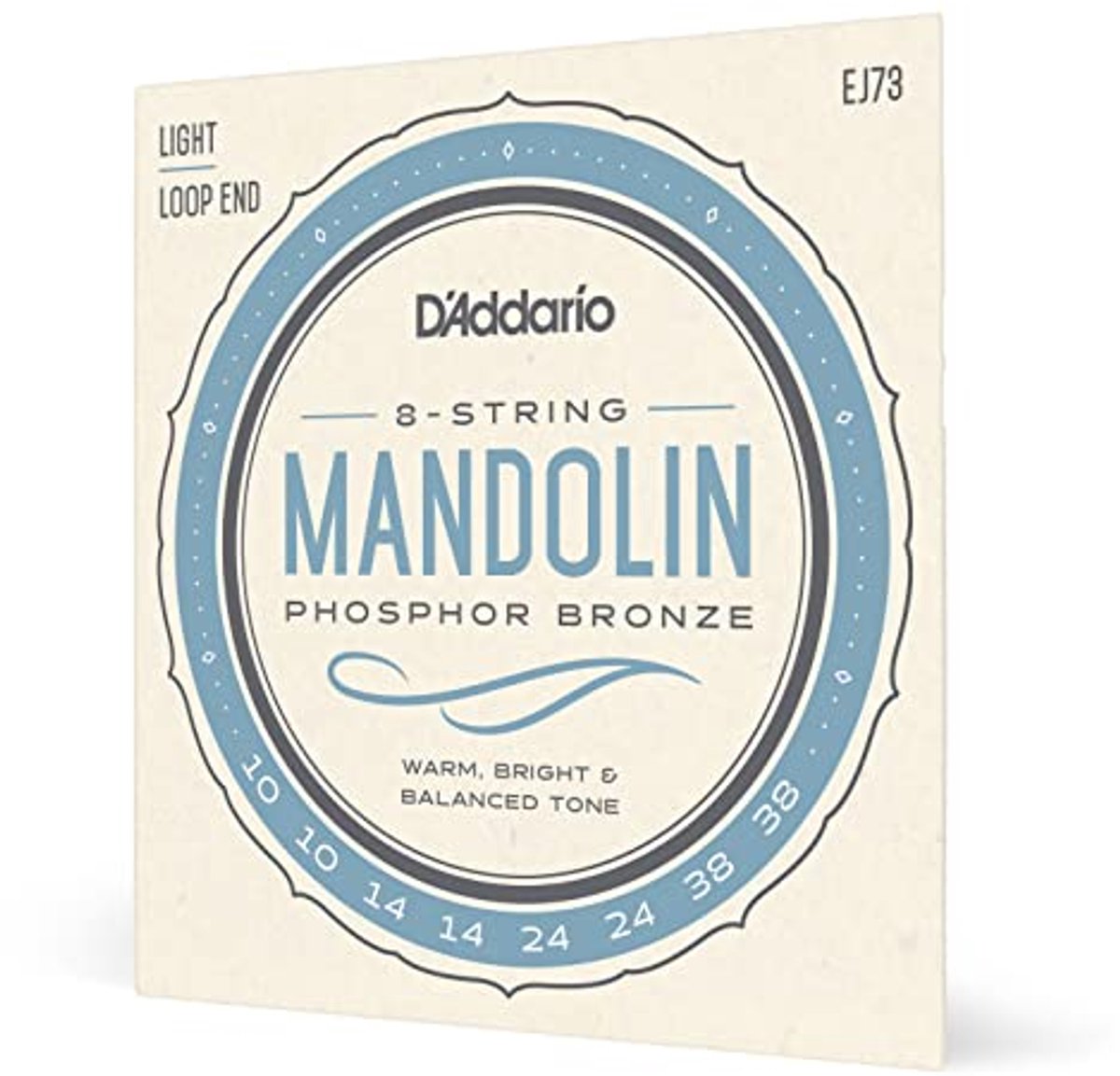 Mandoline Snaren - Fosforbrons - Voor 8-snarige Mandoline - Warme, Heldere Toon - Licht, 10-38