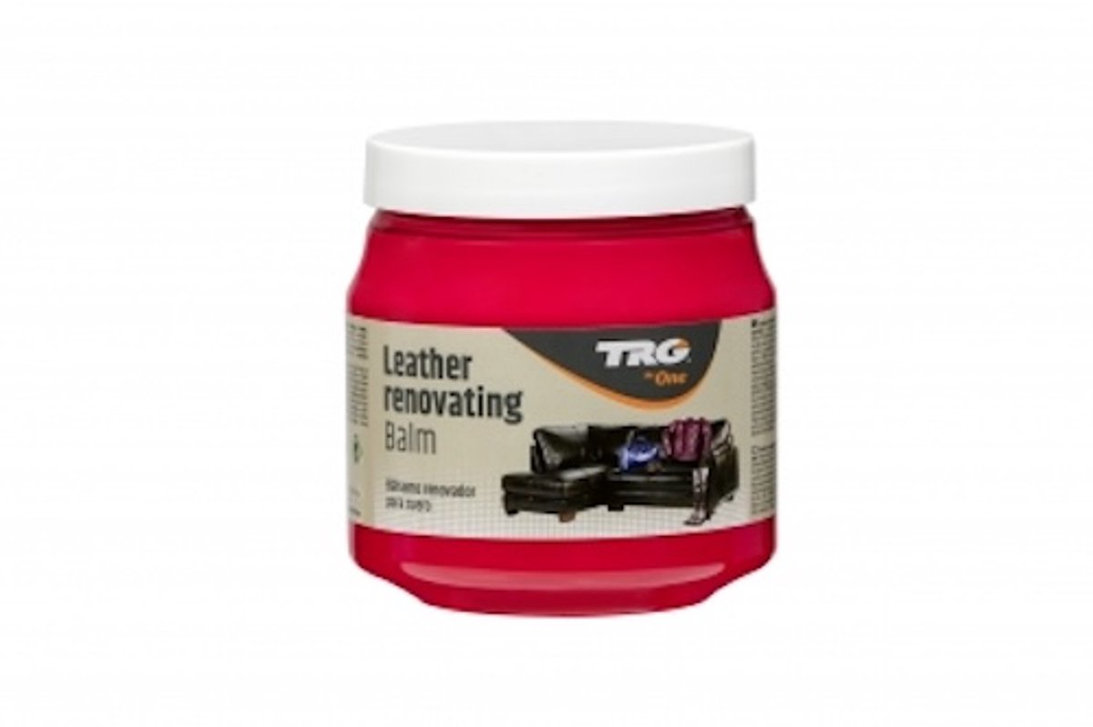 TRG - leer renovatie balsem - voor zetels, handtassen, jassen,... - rood - 300ml
