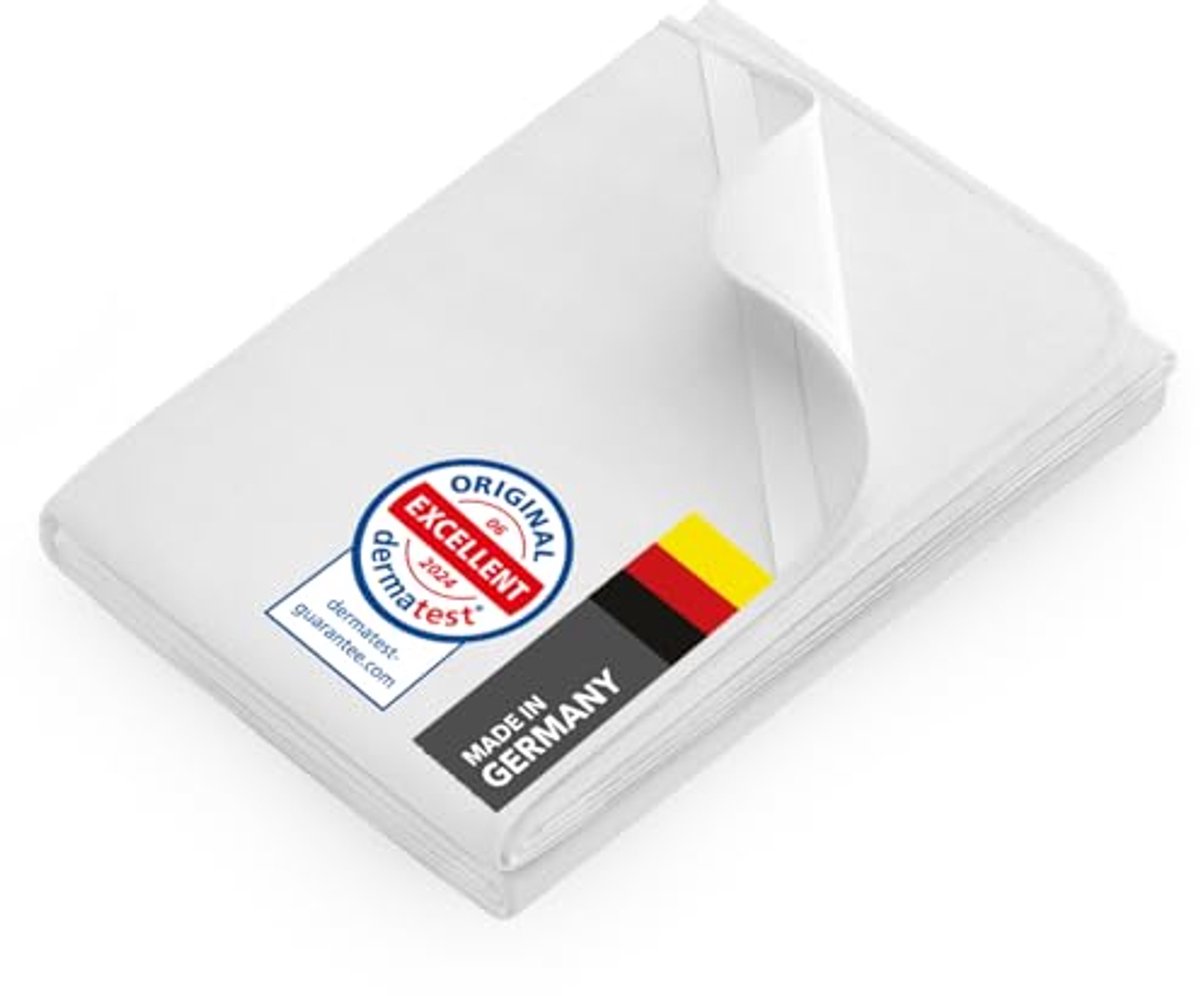 Fleece Matrasbeschermer 80x200 cm - 100% Katoen met Elastische Hoeken