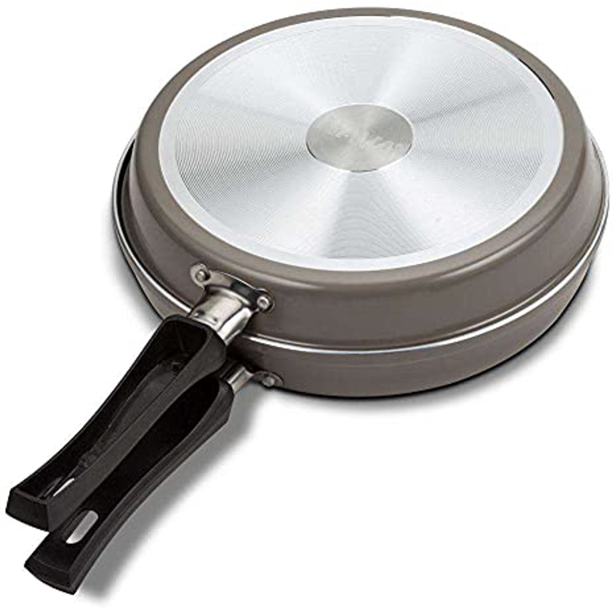 Dubbele pan 25 cm voor pannenkoeken en omeletten - Vaatwasmachinebestendig en geschikt voor alle fornuis types