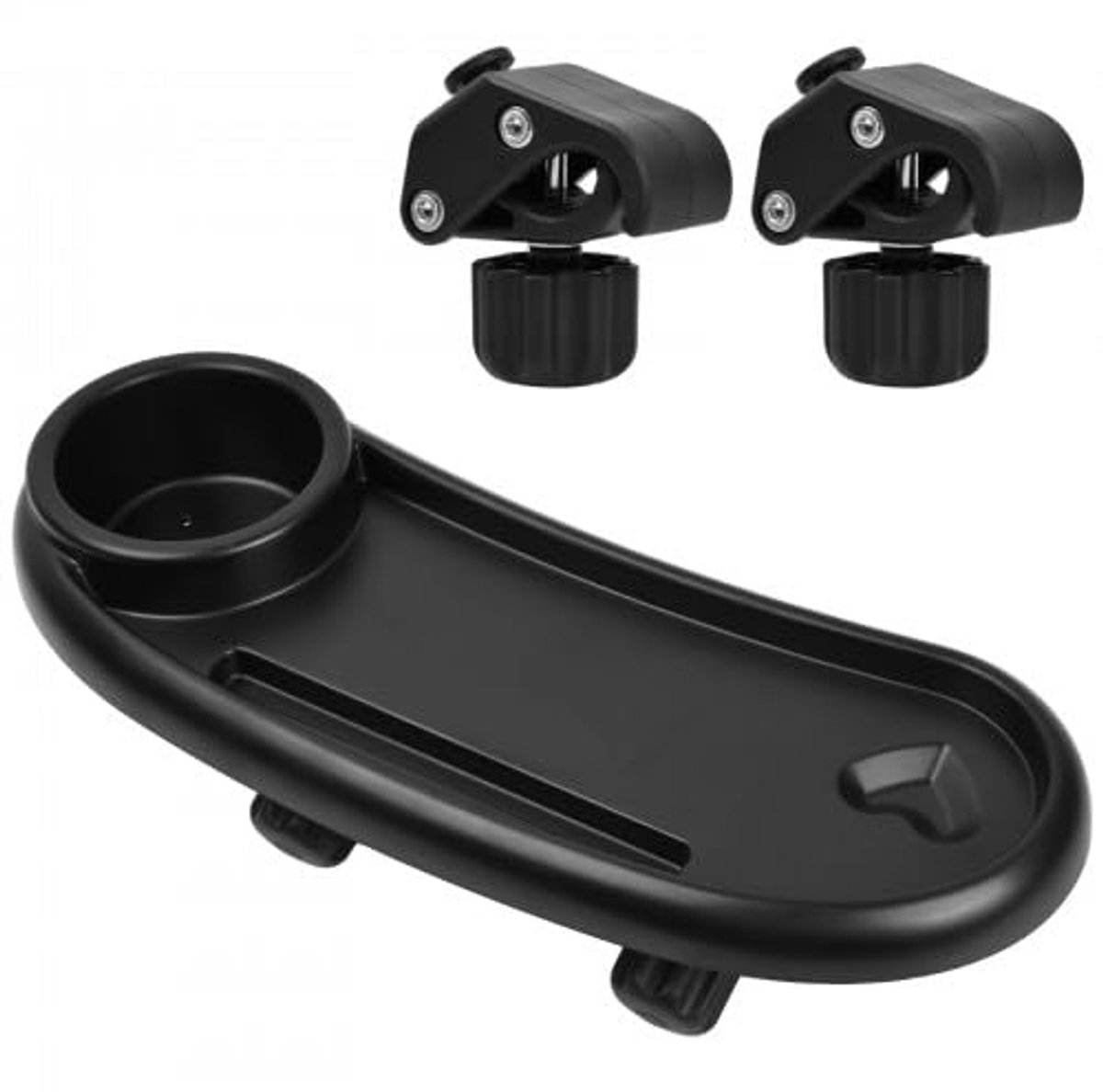Image of 3-in-1 Kinderwagen Snacktabletten met Bekerhouder en Telefoonhouder - Universele Verstelbare Accessoires voor Kinderwagens