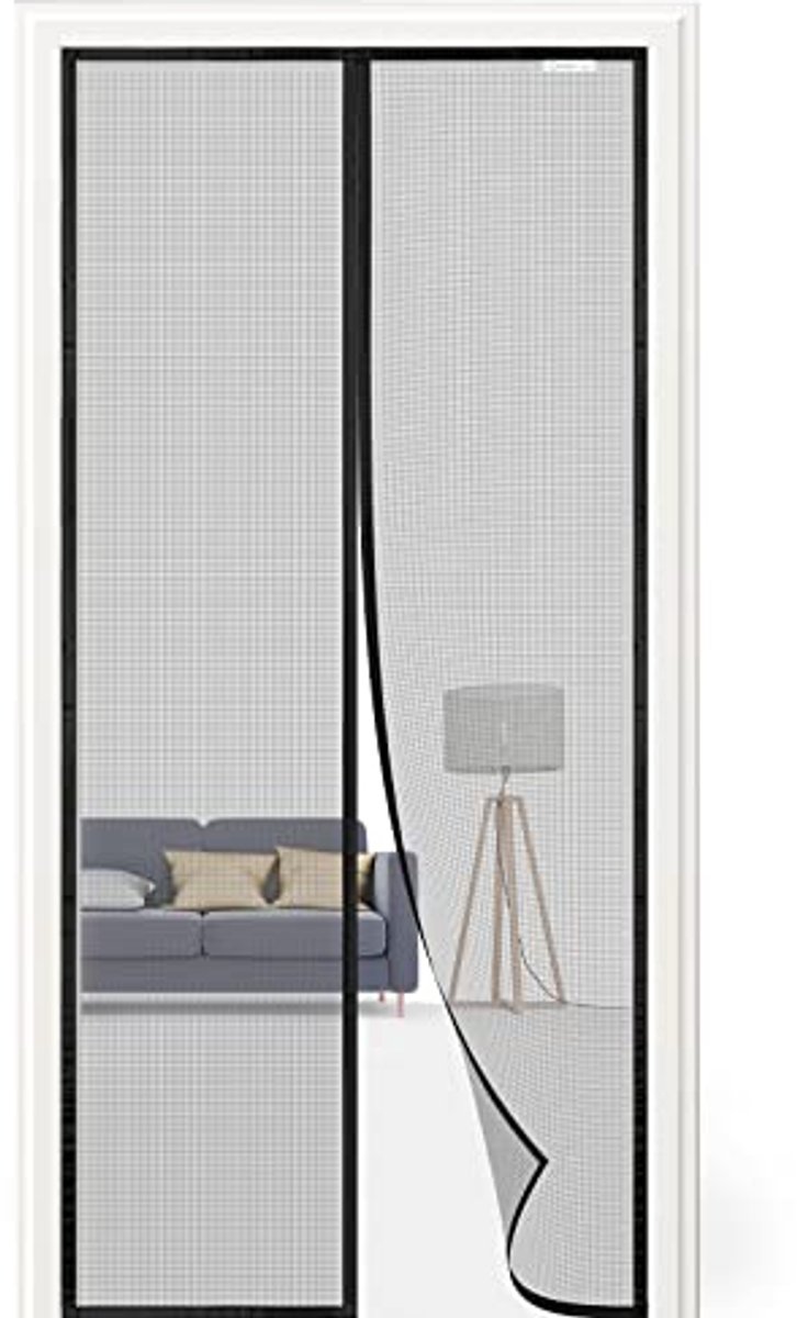 Vliegengordijn Magnetisch 100x250 cm - Hordeur voor Insectenbescherming en Snelle Installatie