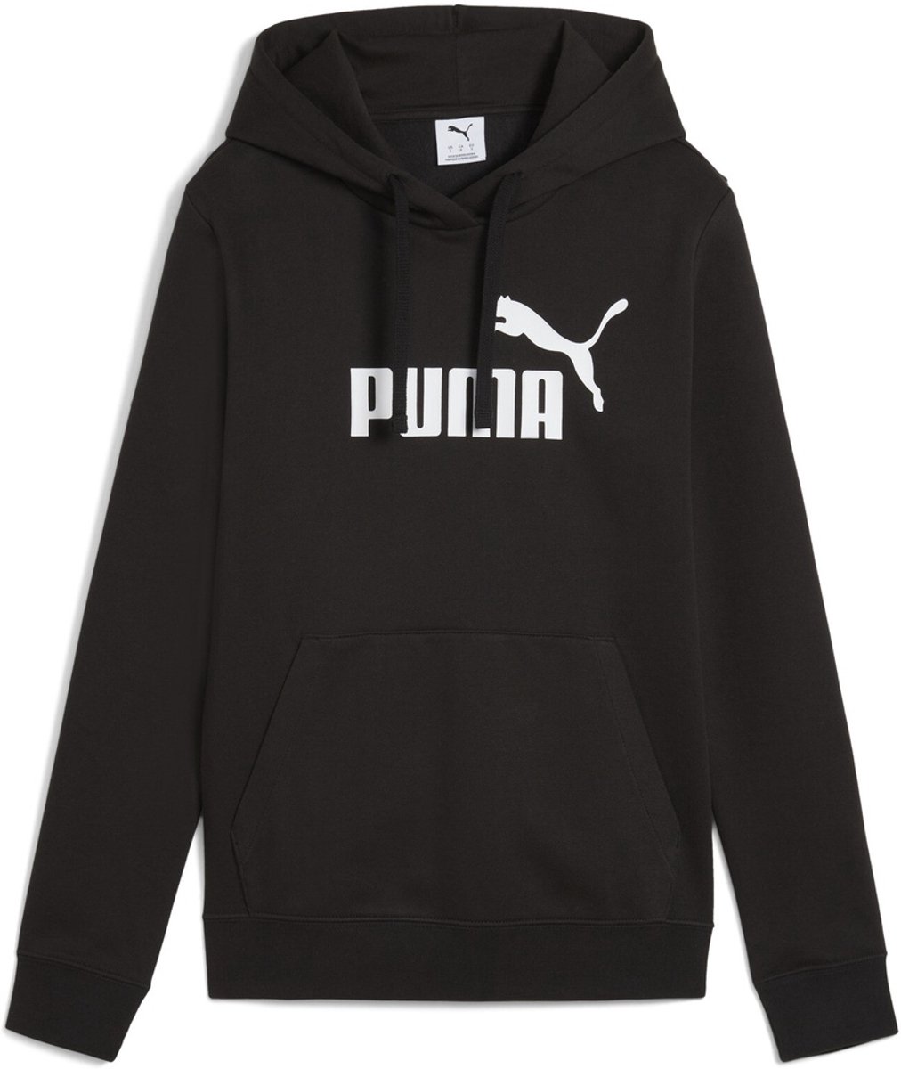 Puma ESS No.1 Logo-hoodie voor dames FL 682388 Zwart