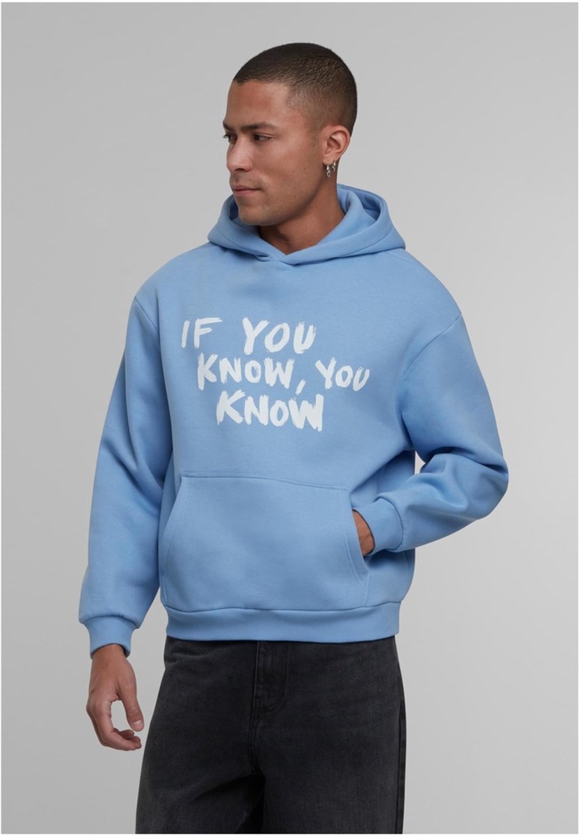 Mister Tee If You Know Fluffy Hoody Powderblue