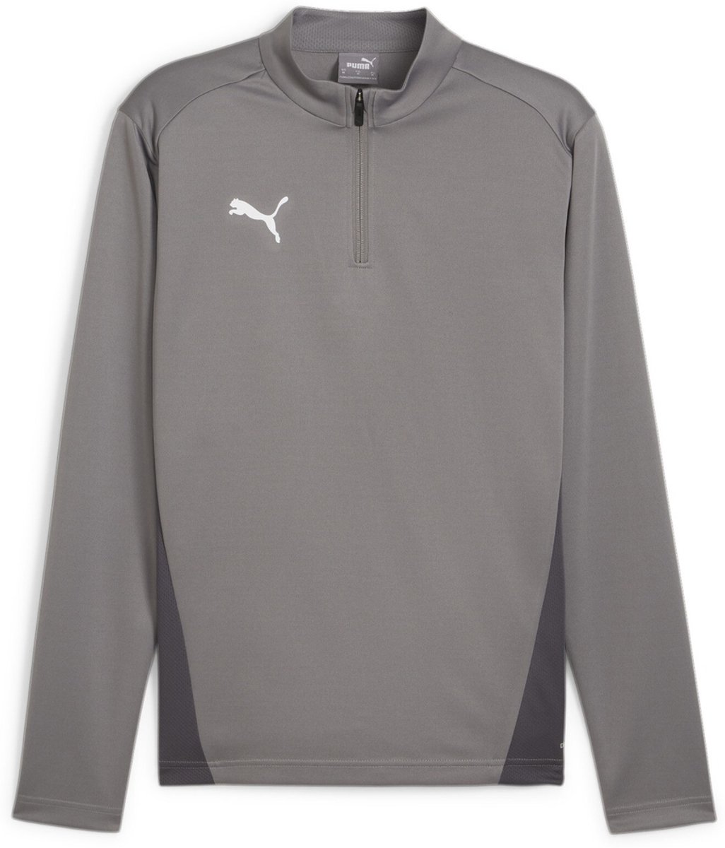 Puma Shirt TeamGoal Training 1/4 Zip Top 658629 Cast Iron-Puma -Shadow -XXL Grijs