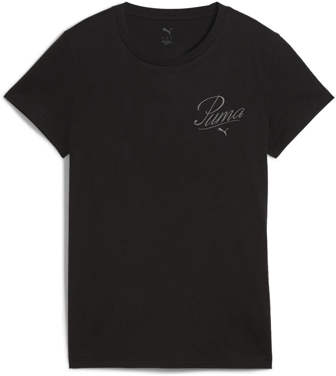 Puma Damen Shirt ESS Script Tee 684982 Puma -XS Zwart