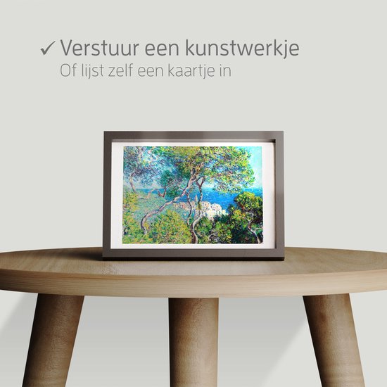 Wenskaarten set Claude Monet - 12 dubbele kaarten met enveloppen - blanco wenskaarten zonder tekst - Stevige kaarten met UV-lak