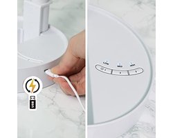 Uittrekbare miniventilator – krachtige USB-ventilator met 10 uur looptijd – flexibele staande en tafelventilator