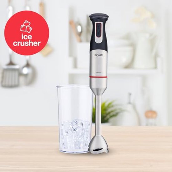Krachtige Staafmixer 1200 W met Turbofunctie en Spatbescherming van Merkloos — afbeelding 3