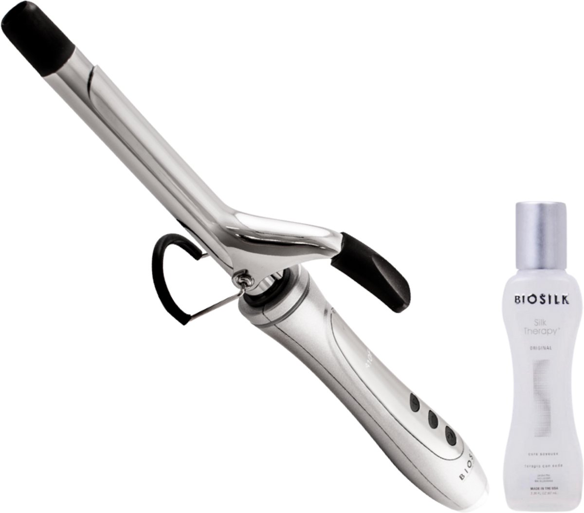 Biosilk Titanium Pro Krultang 20mm + gratis Silk Therapy - Biosilk - €94,95