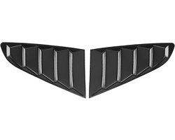 Allecto plus - Zonnescherm voor Auto-Achter- en Zijruit - 2 Stuks - Zwart - Mustang Accessoires - Zonwering auto - Vervanging voor Voorruit 2015-2020