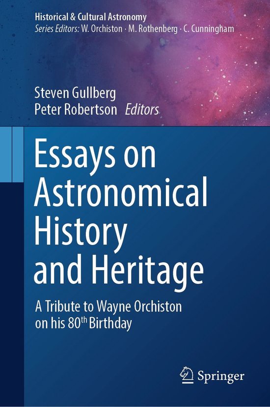 Physics and Astronomy (R0) - Essays on Astronomical History  ... - cover