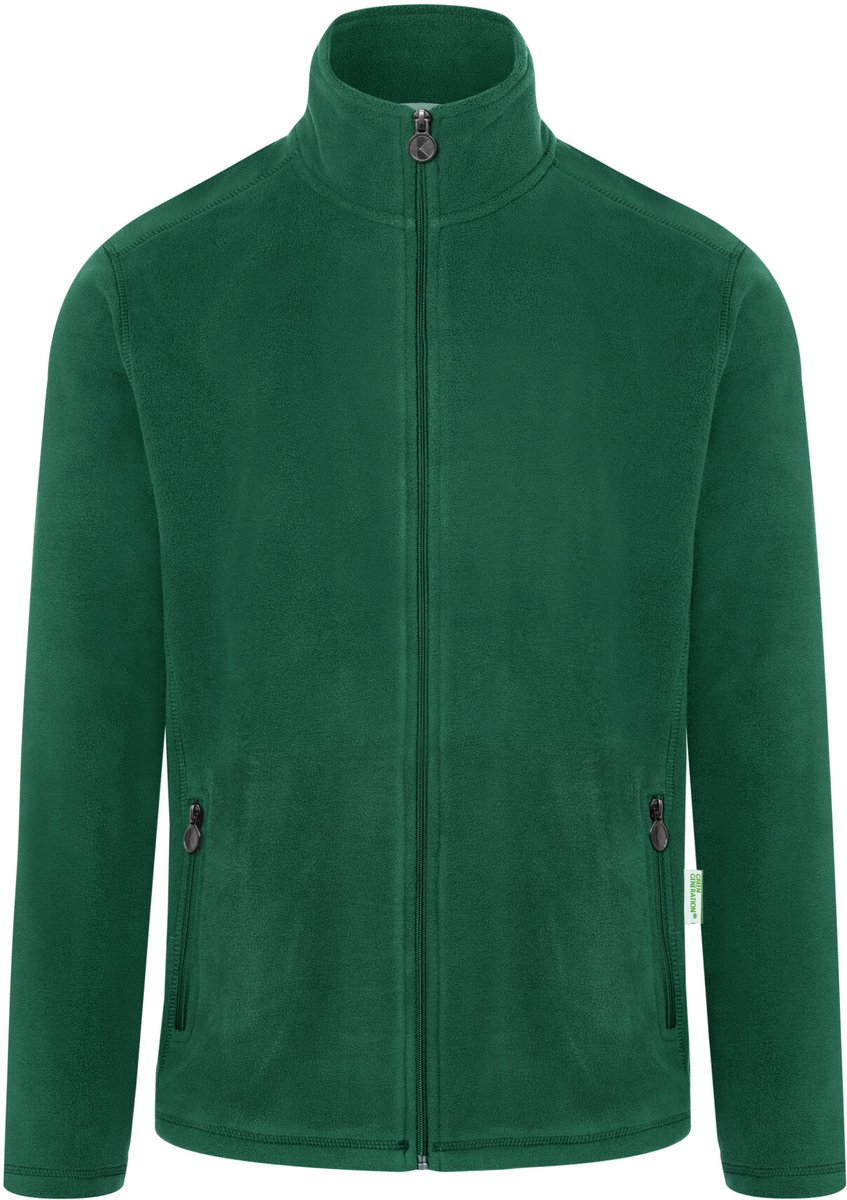 Karlowsky Men´ Workwear Fleece Jacket Warm-Up KY153 Forest ca. Pantone 554C Groen