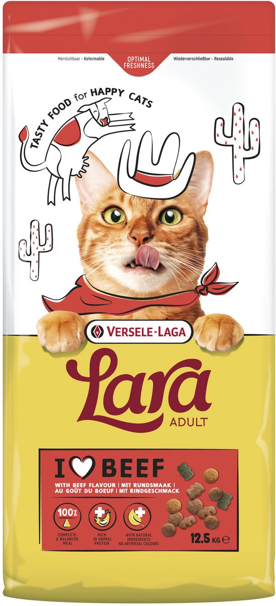 Lara Adult Rund - Kattenvoer - 12.5 kg