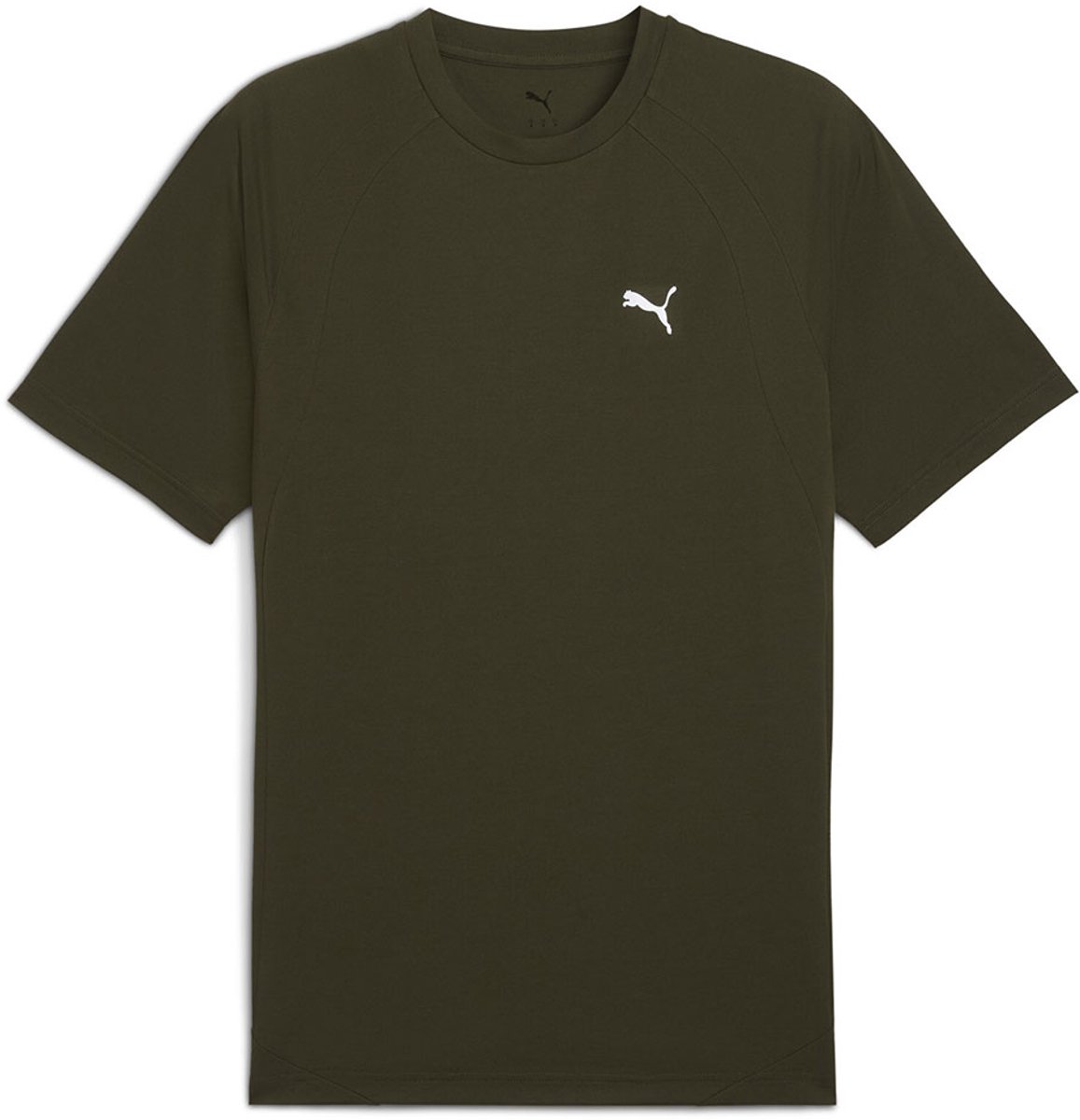 Puma Evostripe T-shirt Met Korte Mouwen 2XL Man Olijf