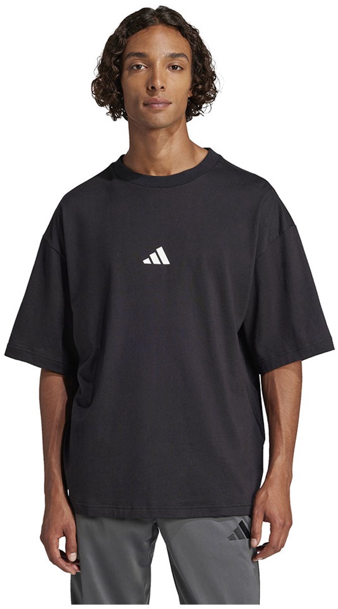 Adidas Future Icons Small Logo T-shirt Met Korte Mouwen S Regular Man Zwart