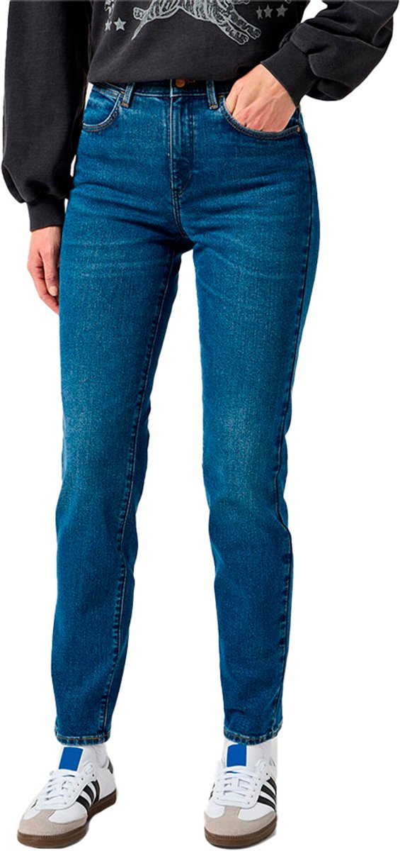 Wrangler 112356387 Spijkerbroek 28 32 Vrouw Blauw