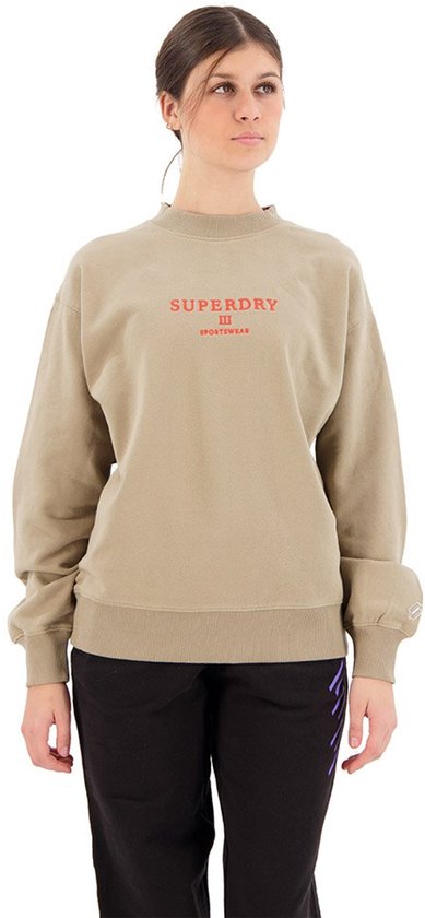 Superdry - Sweat-shirt ample brodé à col ras du cou - Femme - Chandails