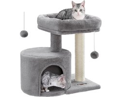 BOTC Krabpaal - Krabpaal voor Katten - Kattenhuis - Kattenpaal - Katten - Grijs