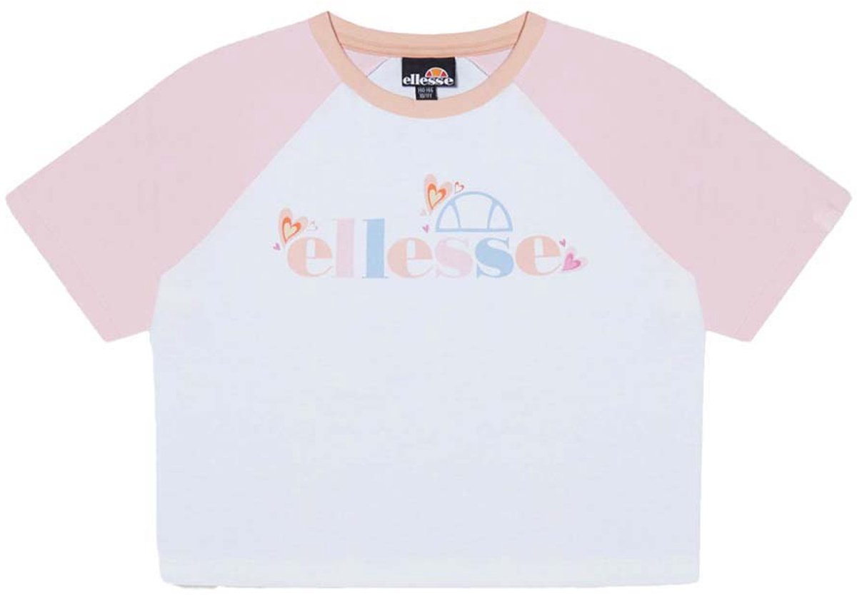 Ellesse Gambulli Cropped T-shirt Met Korte Mouwen 13-14 Years Meisje Wit
