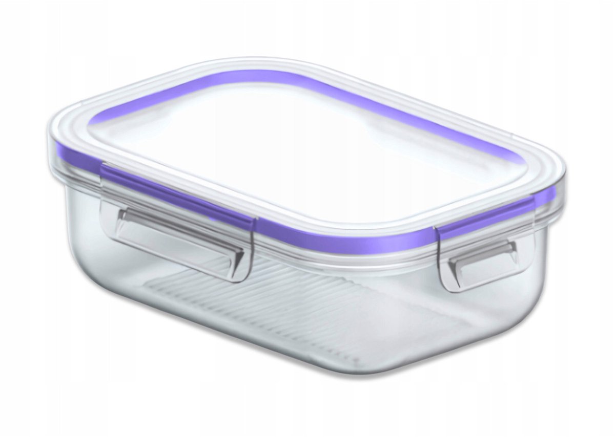 Practic - Voedselcontainer - inhoud 1l, 20x14x7 cm, 10084200 - transparant
