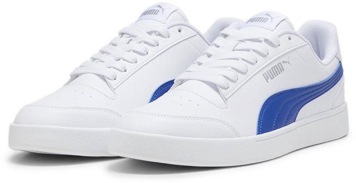 Puma Shuffle White / Cobalt Glaze / Silver