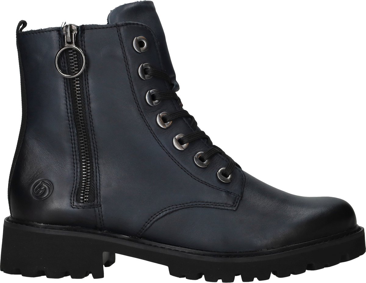 Remonte D8671 14 Dames Veterboots - Blauw - 44