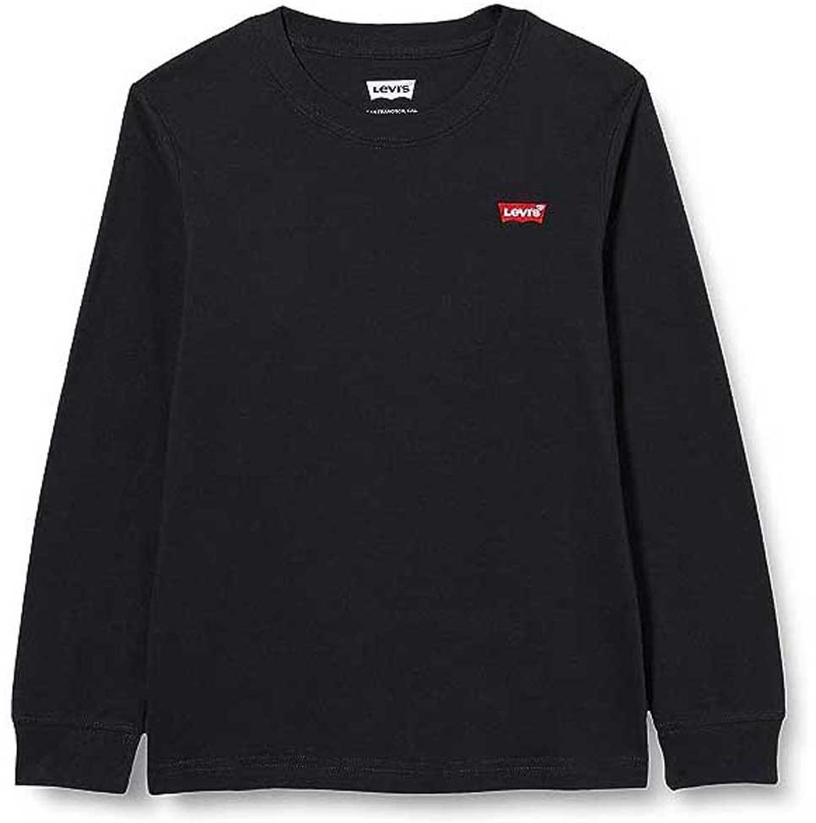 Levi´s ® Kids Batwing Chesthit T-shirt Met Lange Mouwen 3 Years Jongens Meisjes Zwart