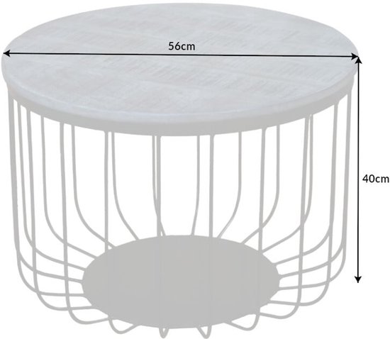 Wandspiegel Zwart Rond 60 x 60 CM Rond Hoge Rand / Klein