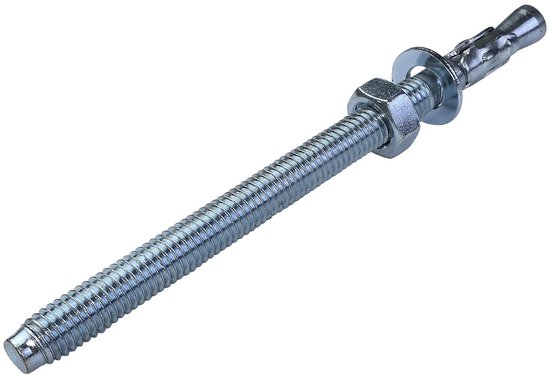 Bolzenanker M8 / 75 mm, 25 Stück, ETA Zulassung, verzinkt, Schwerlastdübel, Keilanker Bolzenanker M8 / 75 mm, 25 Stück, ETA Zulassung, verzinkt, Schwerlastdübel, Keilanker