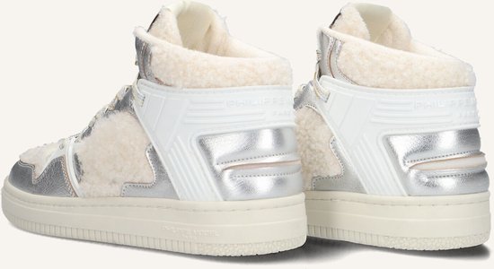 Philippe Model La Grande Mid Woman Sneakers - Leer - Dames - Wit - Maat 37