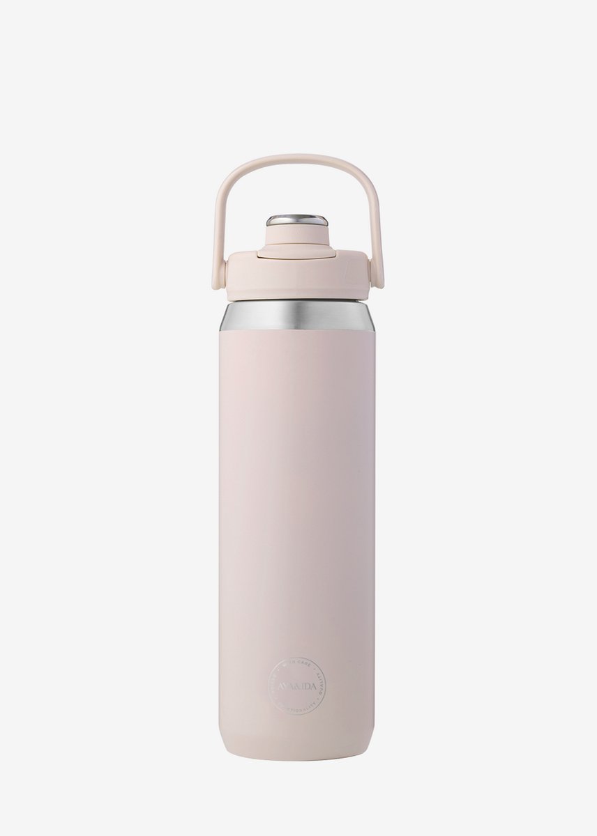 AYA&IDA - Sports Bottle - Drinkfles - Thermosfles - waterfles - RVS - 700 ml - Soft Rose