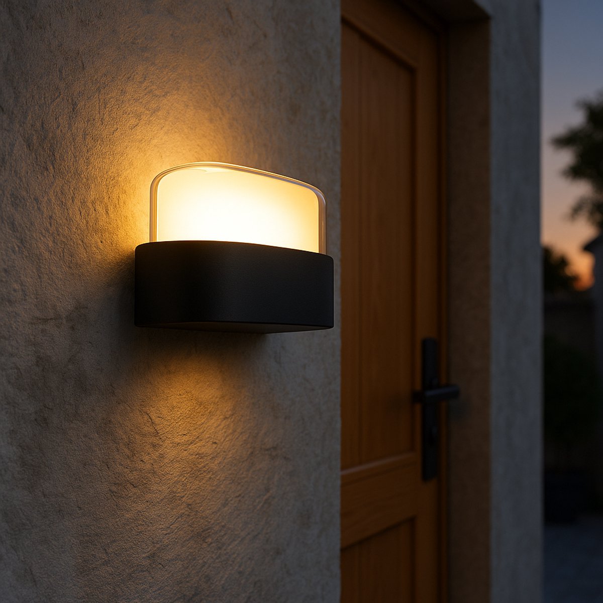 Wandlamp - Rechthoek - Waterdicht - 4 W - Warm wit - Voor binnen en buiten