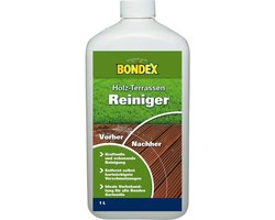 Bondex 377902 Reiniger voor houten terrassen kleurloos 1 L voor 7 m² - Terrasreiniger Oppervlaktereiniger Terrasreiniging