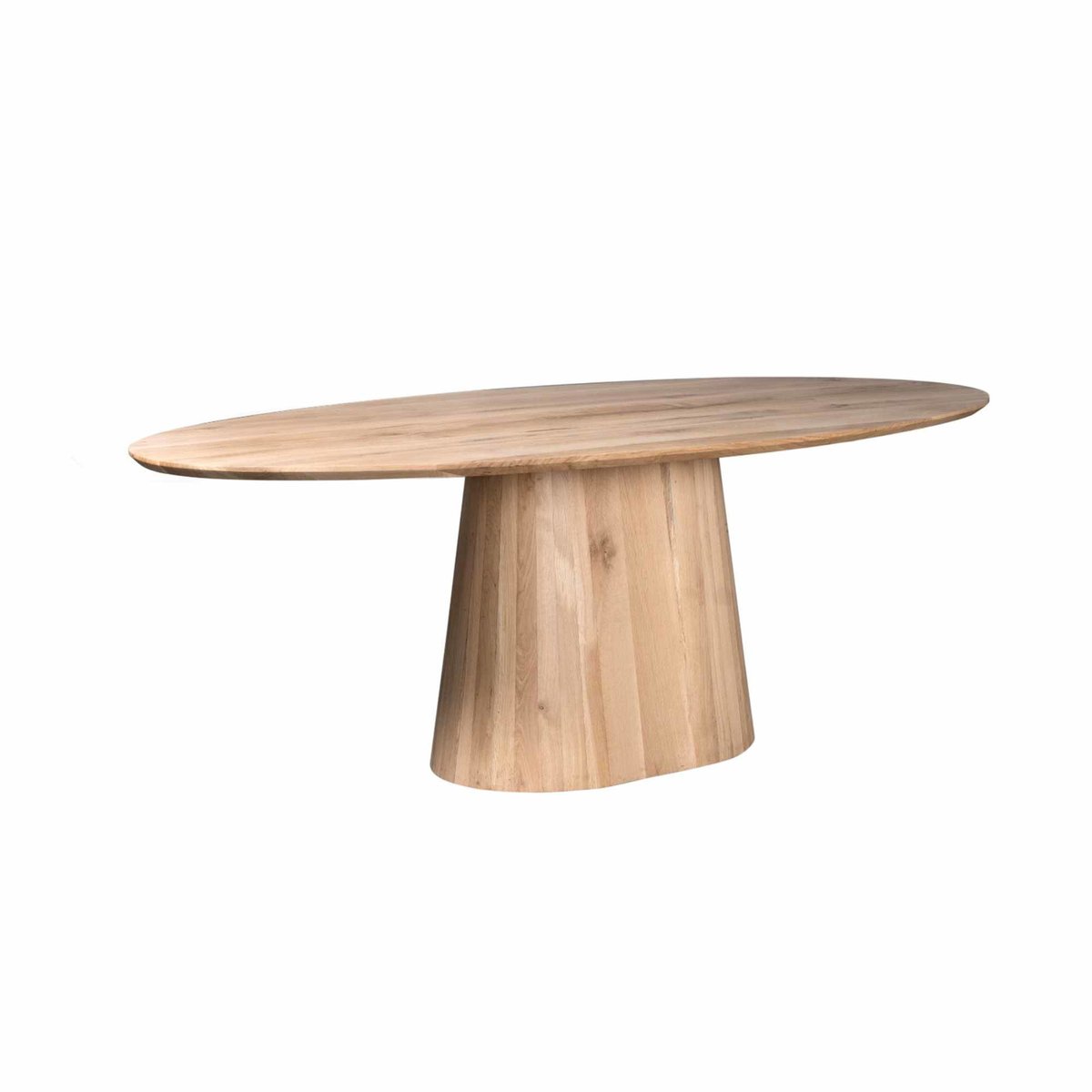 Starfurn Eettafel Riga - Ovaal Naturel Hout - 240x120x76cm