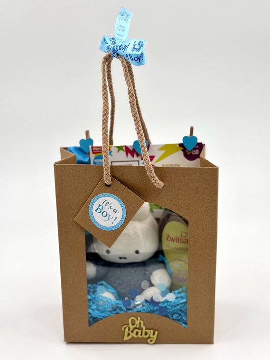 Kraamcadeau baby Zwitsal Nijntje Miffy jongen babygeschenkset