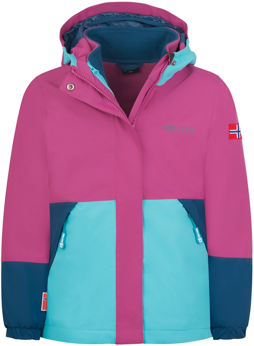 Trollkids Kjerag Jas cm Jongen Turquoise